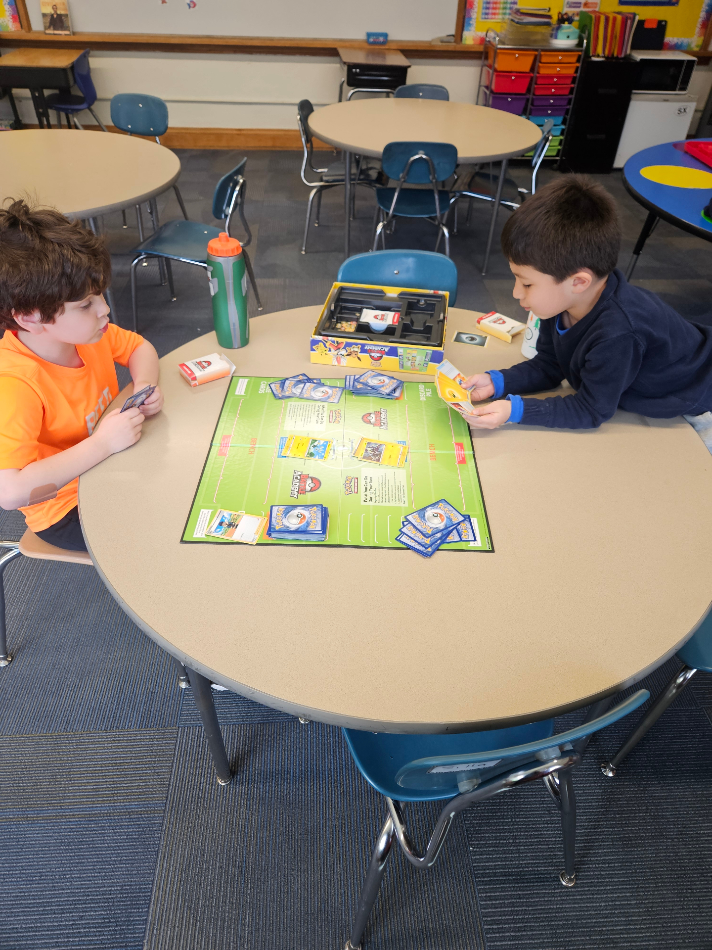 Trading Card Games club at a partner school