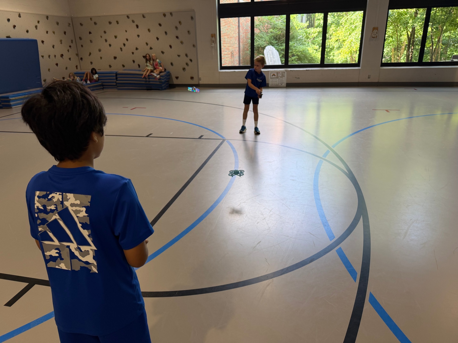Drone Racing enrichment club in action